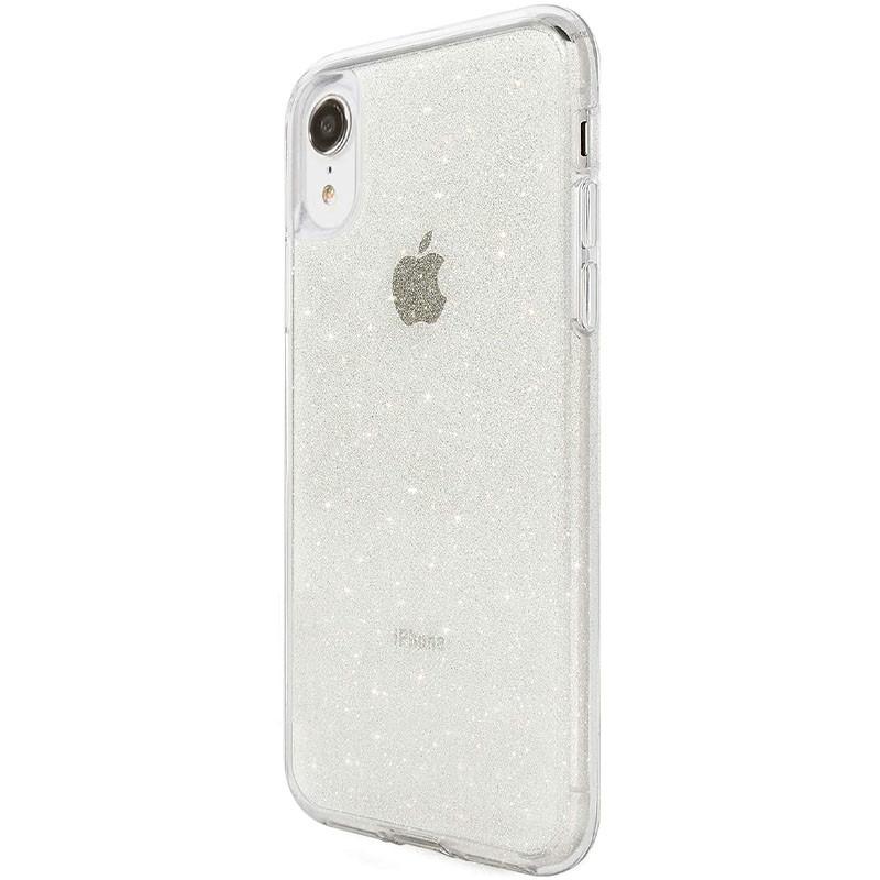 Накладка Molan Cano Glossy Jelly для IPhone Xr прозора з блискітками
