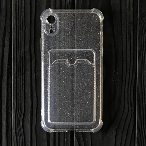Накладка Space Card Pocket для Iphone Xr  (Briliant)