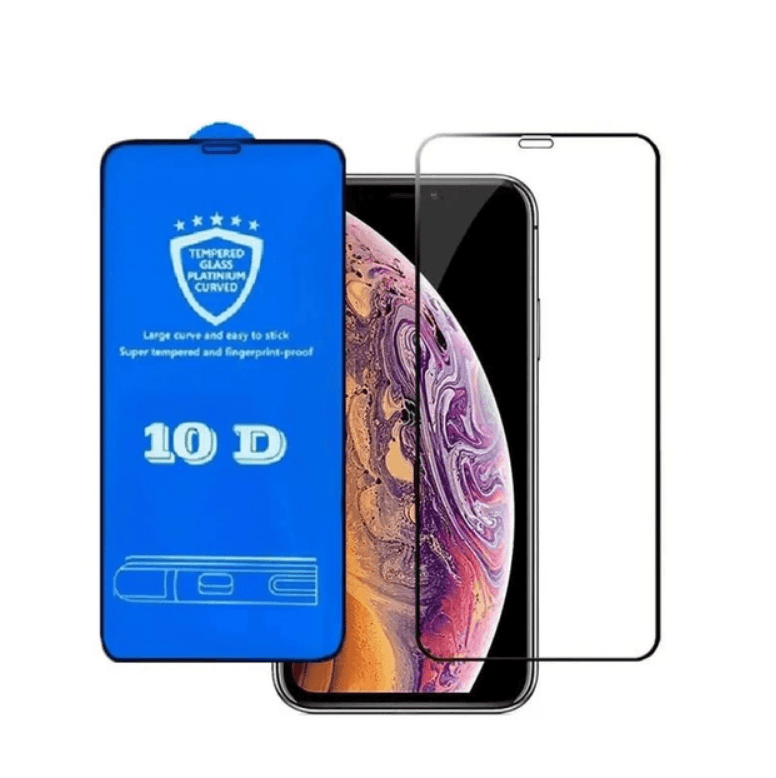 Захисне скло10D Tempered glass screen protector для  iPhone XR чорна рамка