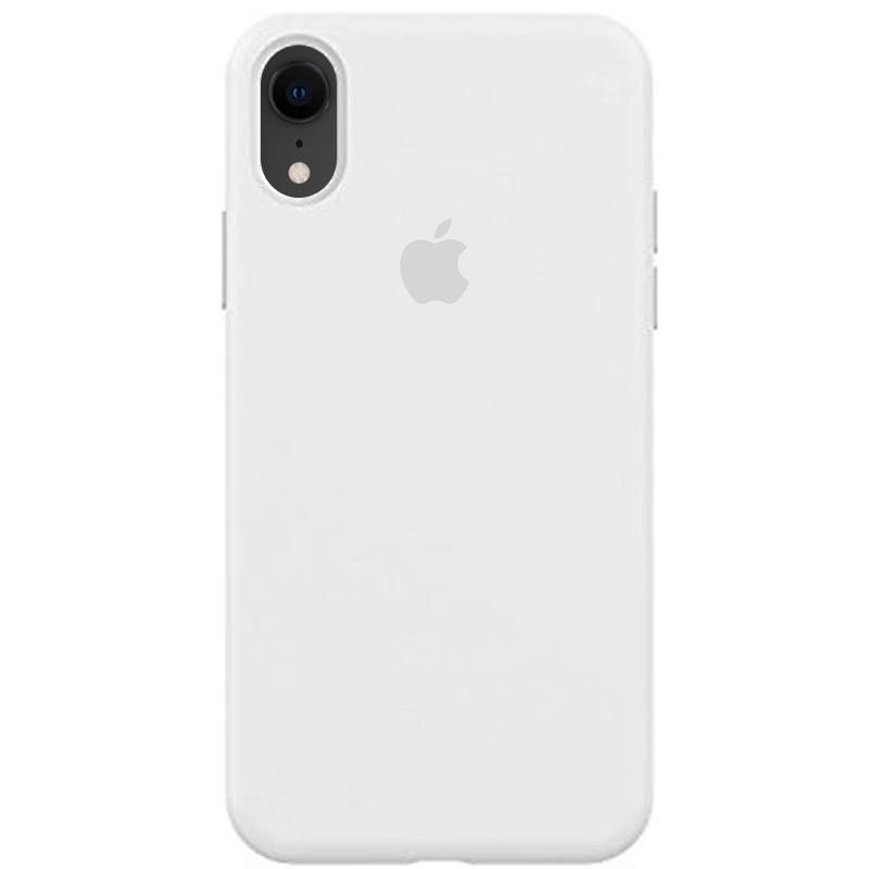 Silicone Case Full Protective (AA) для iPhone X/Xs (White)