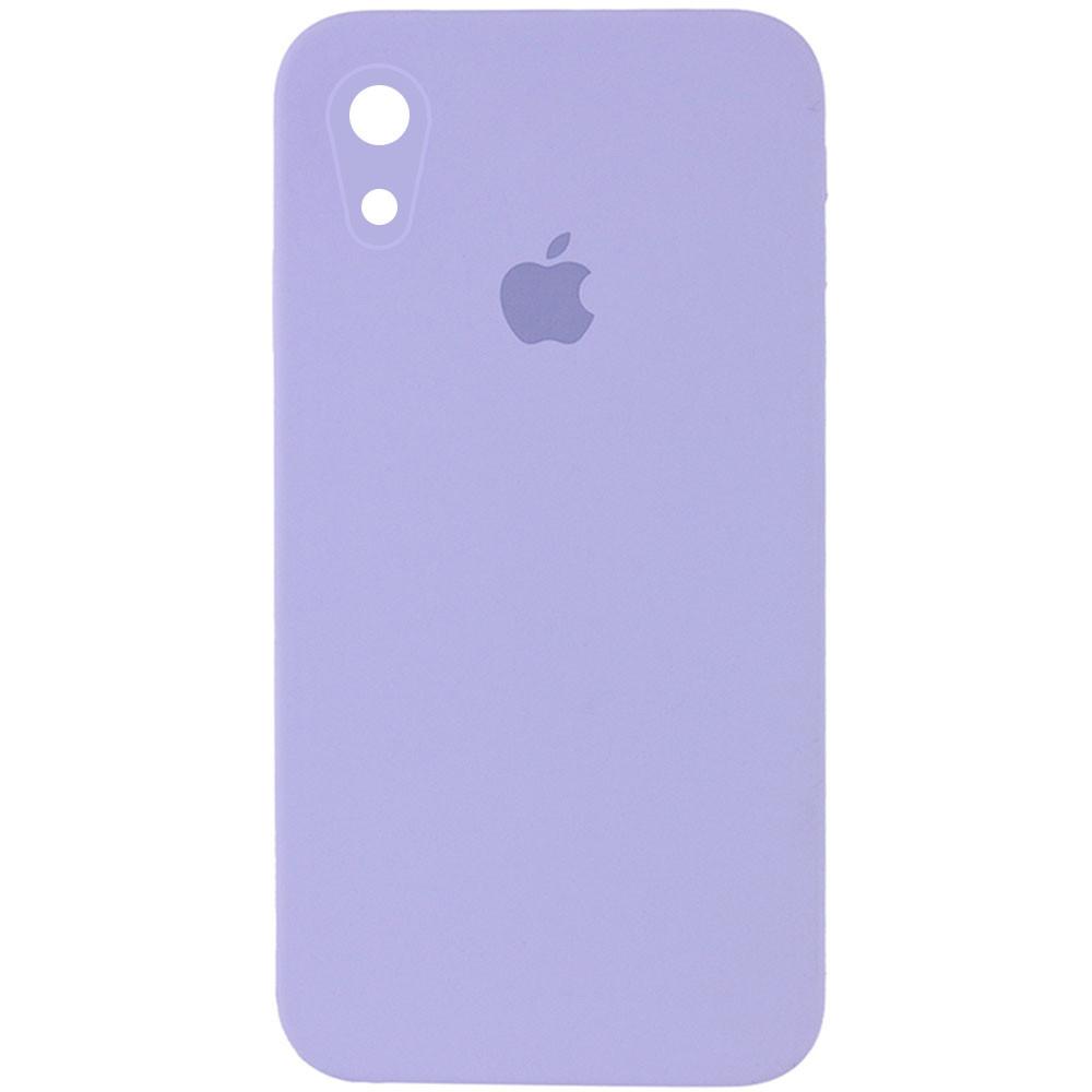 Silicone Case Square Full Camera Protective (AA) для iPhone XR (6.1")  (Dasheen)
