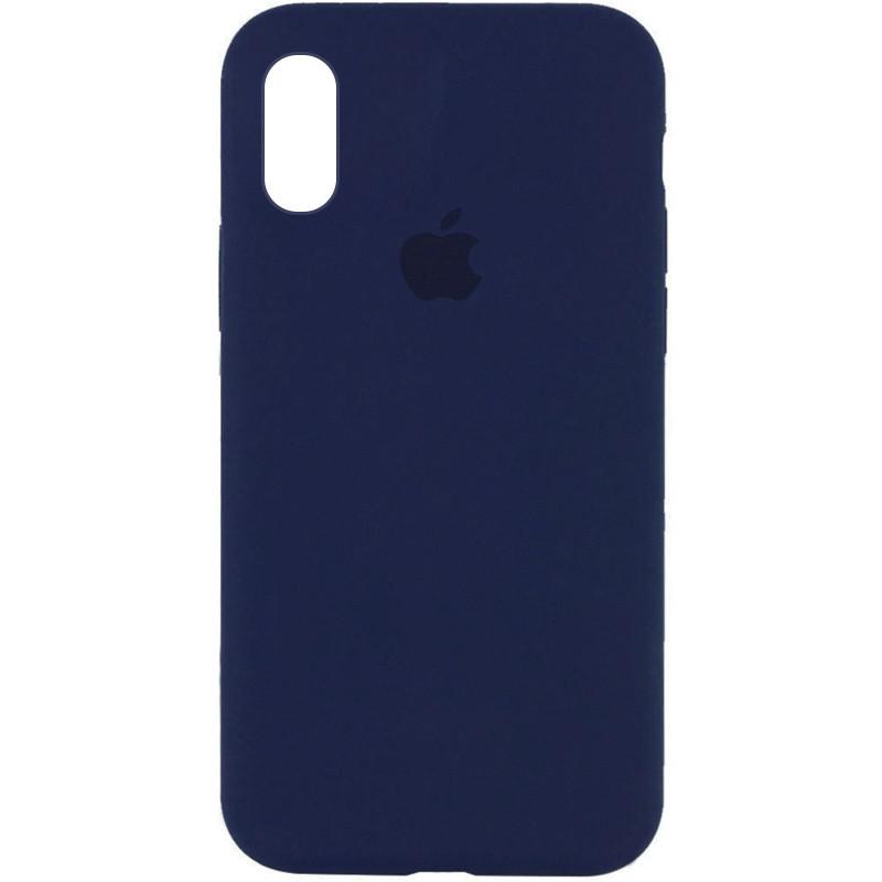 Silicone Case Full Protective (AA) для iPhone XR (Cosmos Blue)