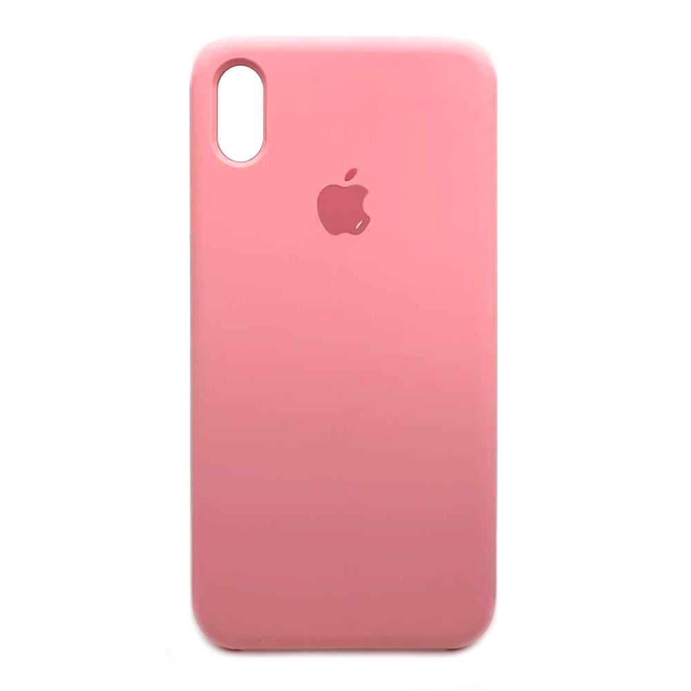 Silicone Case (AA) для iPhone XS Max (6.5") (Light pink)