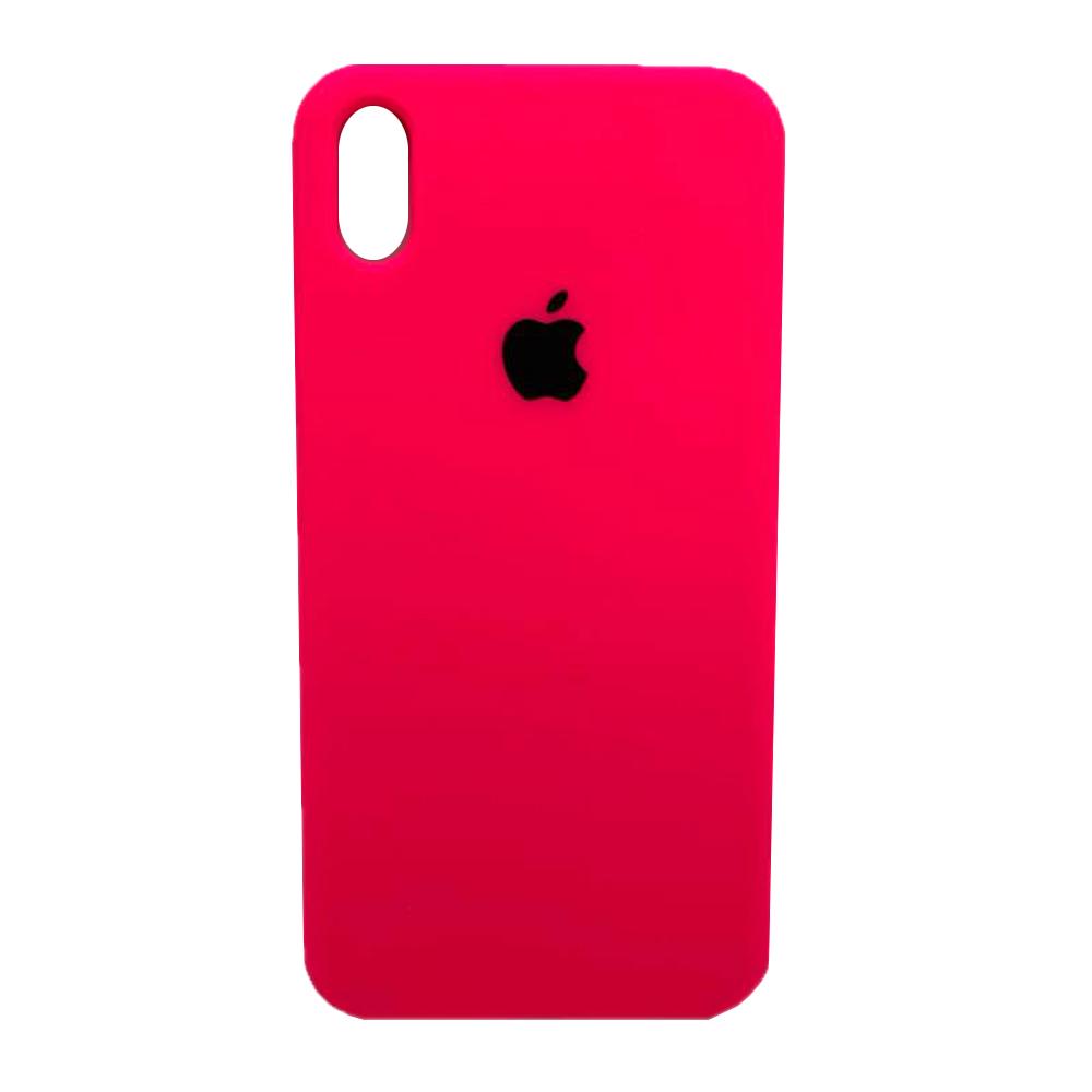 Silicone Case Full Protective (AA) для iPhone XS Max (6.5") (Barbie pink)