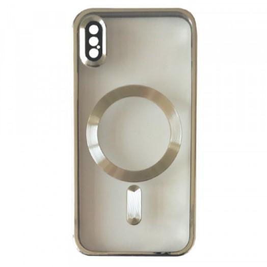 Накладка SHINING Camera MagSafe для iPhone Xs Max Silver