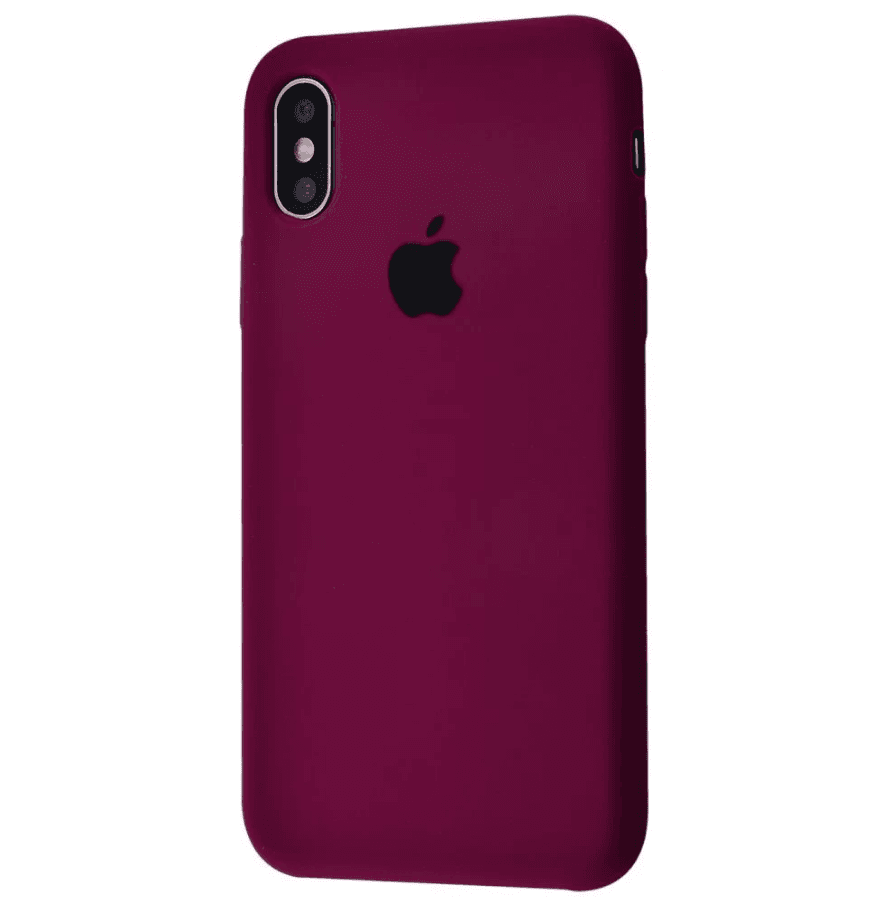 Silicone Case iPhone XS Max, Marsala