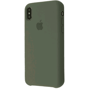 Silicone Case (AA) для iPhone Xs Max (Pine Green)