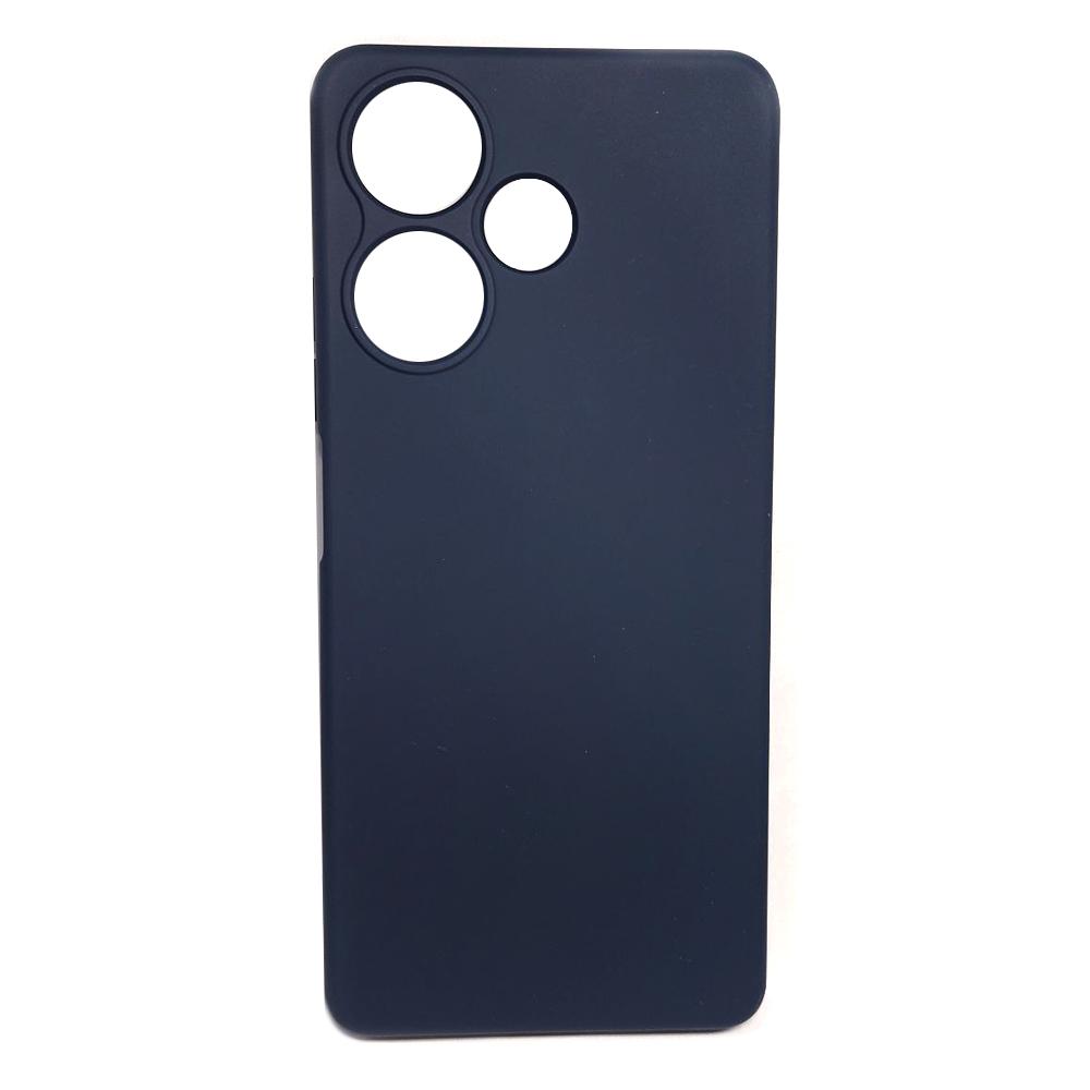 Silicone Cover Full Camera without Logo (A) для Infinix Hot 30 (Dark blue)