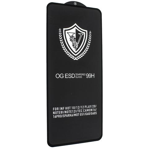 Захисне скло OG для Infinix Hot 30 Play/Note 8i/Note 12i/Tecno Spark 6/Pova 4/Moto G51/G60/G60s