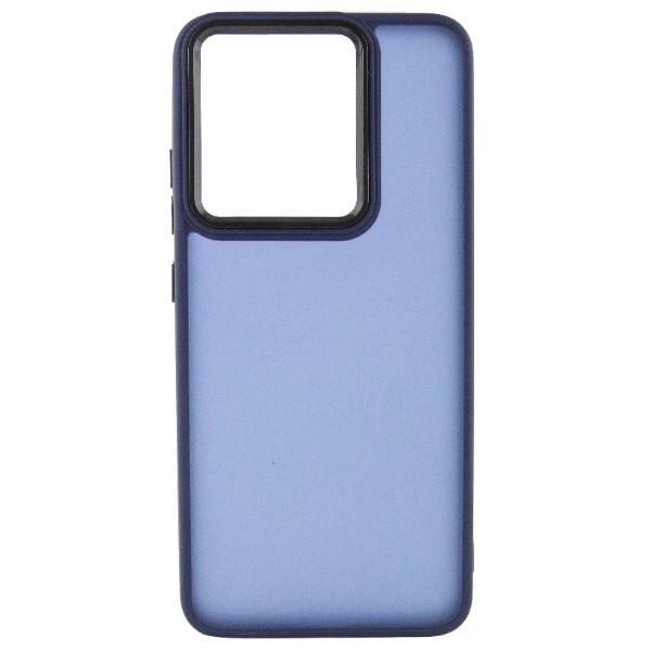 Накладка TPU+PC Lyon Frosted для  Oppo A96 / A76 / a36 /Realme 9i (Navy Blue)