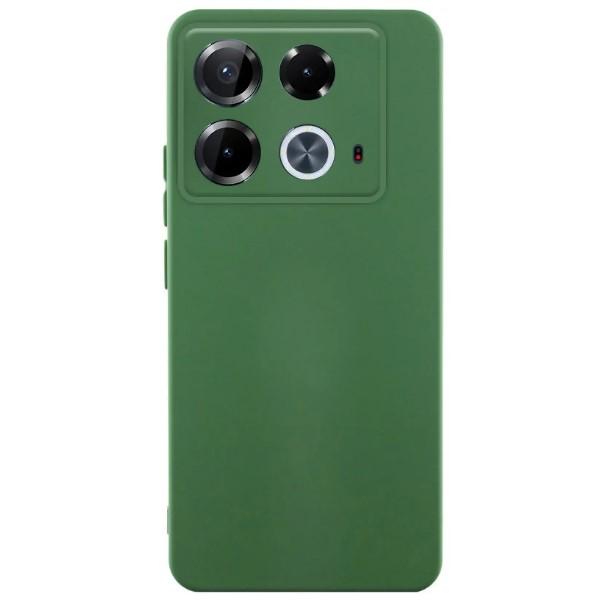 Silicone Case Full Camera для Infinix Note 40 4G Dark green