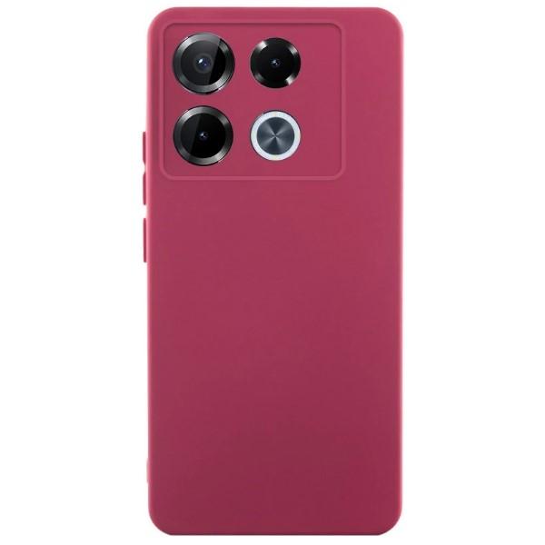 Silicone Case Full Camera для Infinix Note 40 Pro 4G Marsala
