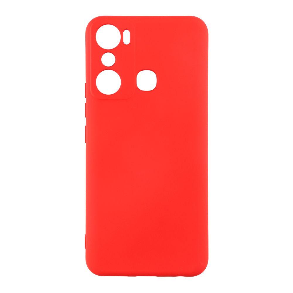 Чохол Silicone Full Camera для Infinix Hot 20i X665E червона
