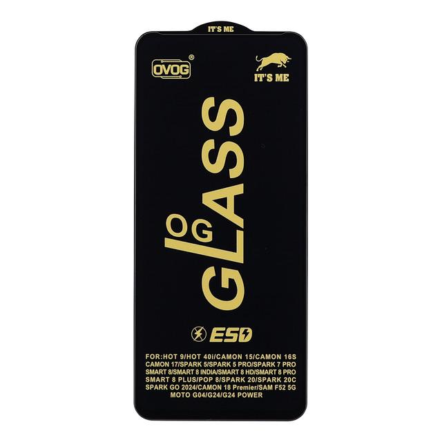 Захисне скло OG Glass для TECNO Spark Go 2024/POP 8//Camon 16/Camon 17/Spark 20/Spark 20C/Infinix Smart 8/Hot 40i/Hot 9