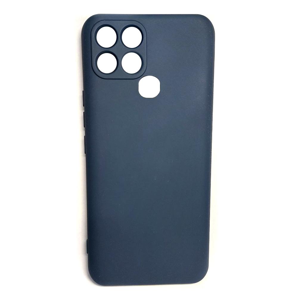 Silicone Cover Full Camera without Logo (A) для Infinix Smart 6 (Dark blue)