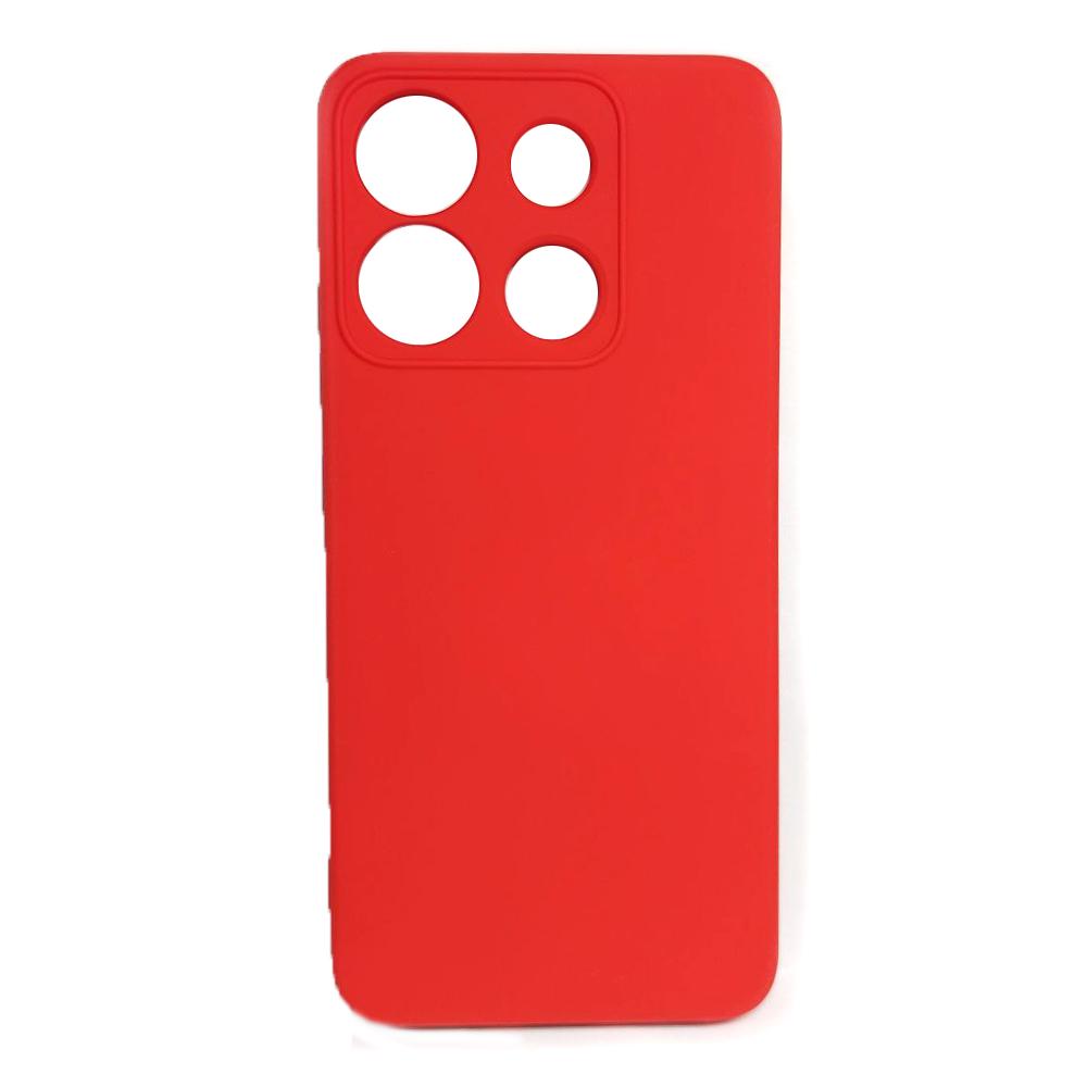 Silicone Cover Full Camera without Logo (A) для TECNO Spark Go 2023 (BF7n)/ Pop 7 (BF6)/ Infinix Smart 7 (X6515) / 7 HD (X6516)  (Red)
