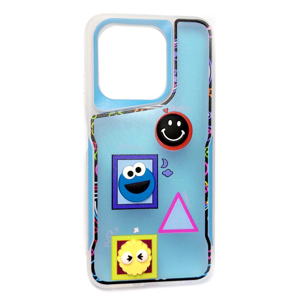 Чохол накладка  Cute Animals 3D для Infinix Smart 9 4G / Hot 50i (Smile)