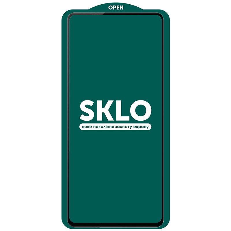 Захисне скло SKLO 5D для Realme Neo 7 / 7 SE   чорна рамка