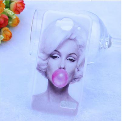 Накладка для Alcatel One Touch 6012X Idol Mini "Монро" (пластик)