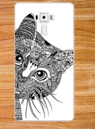 Накладка для ASUS ZenFone 3 ZE520KL "Кіт у засідці" (силікон)