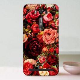 Накладка для Asus Zenfone 2 Laser ZE500KG/ZE500KL "Троянди" (пластик)