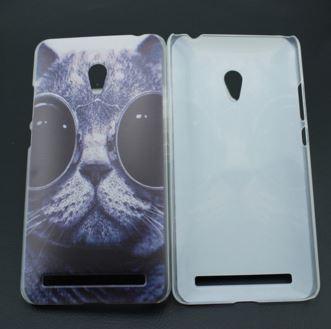 Накладка для Asus Zenfone 6 "Кіт в окулярах" (пластик)