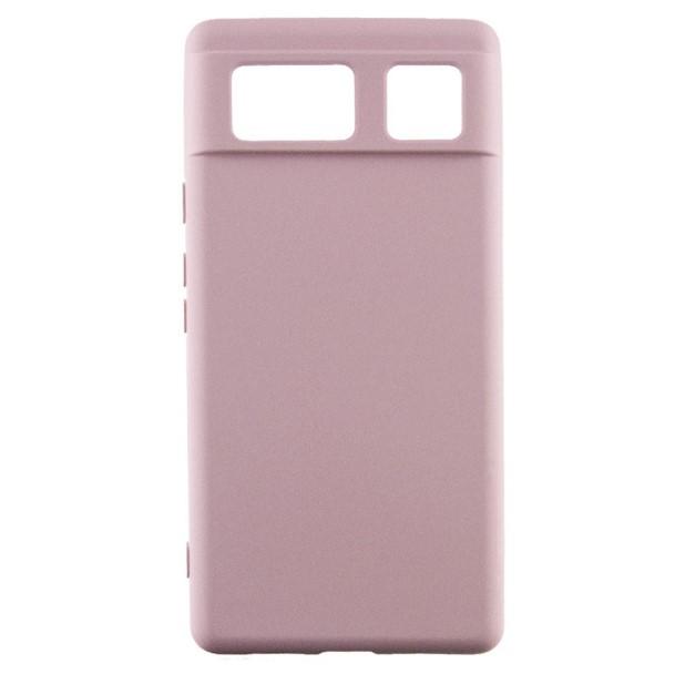 Silicone Cover Full Camera without Logo (A) для Gogle Pixel 6 (Pink sand)