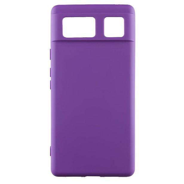 Silicone Cover Full Camera without Logo (A) для Gogle Pixel 6 (Purple)