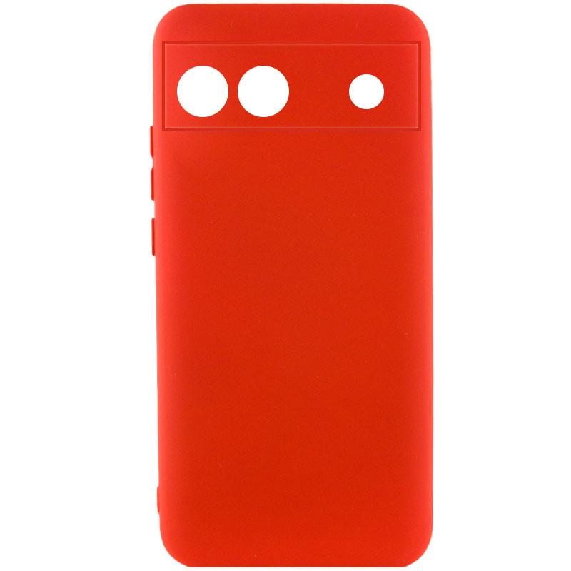 Silicone Cover Full Camera without Logo (A) для Gogle Pixel 6A (Red)