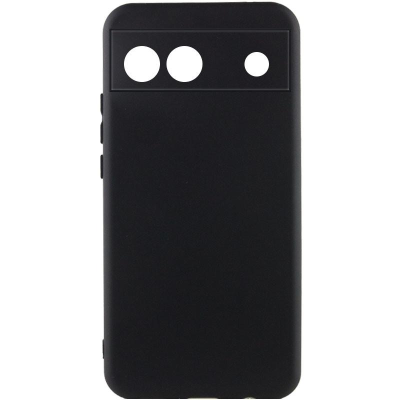 Silicone Cover Full Camera without Logo (A) для Gogle Pixel 6A (Black)