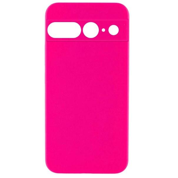 Silicone Cover Full Camera without Logo (A) для Gogle Pixel 7 Pro (Barbie pink)