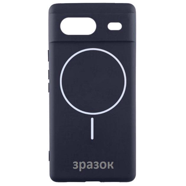 Silicone Case Full Protective (AA) with MagSafe для Google Pixel 9A (Midnight blue)