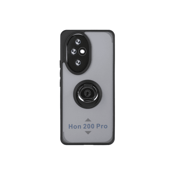 Накладка Totu Gingle Ring Camera для Honor 200 Pro чорна