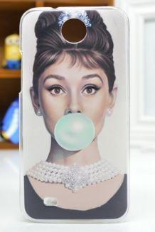 Накладка для HTC Desire 300 "Одрі" (пластик)