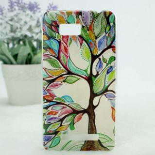 Накладка для HTC Desire 400 "Дерево" (пластик)