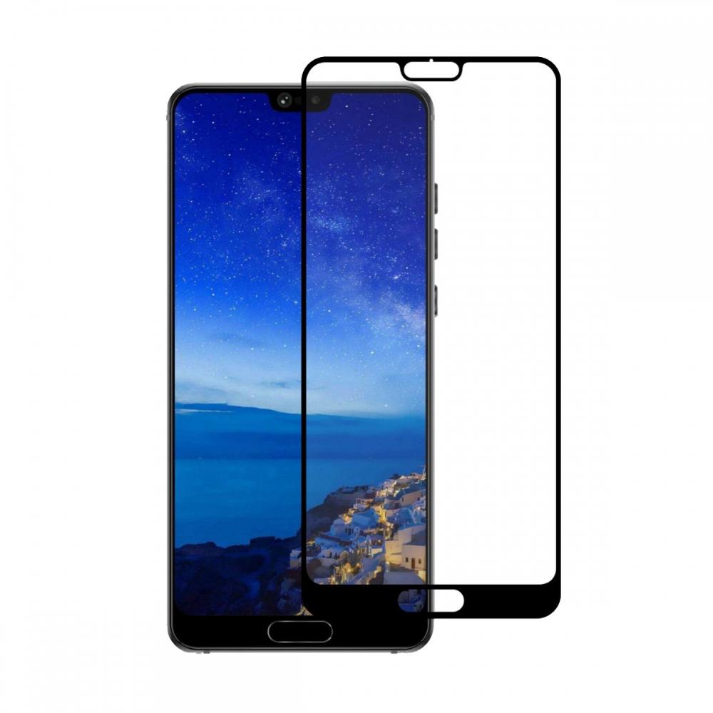 Захисне скло Silk Screen для HUAWEI P20 black