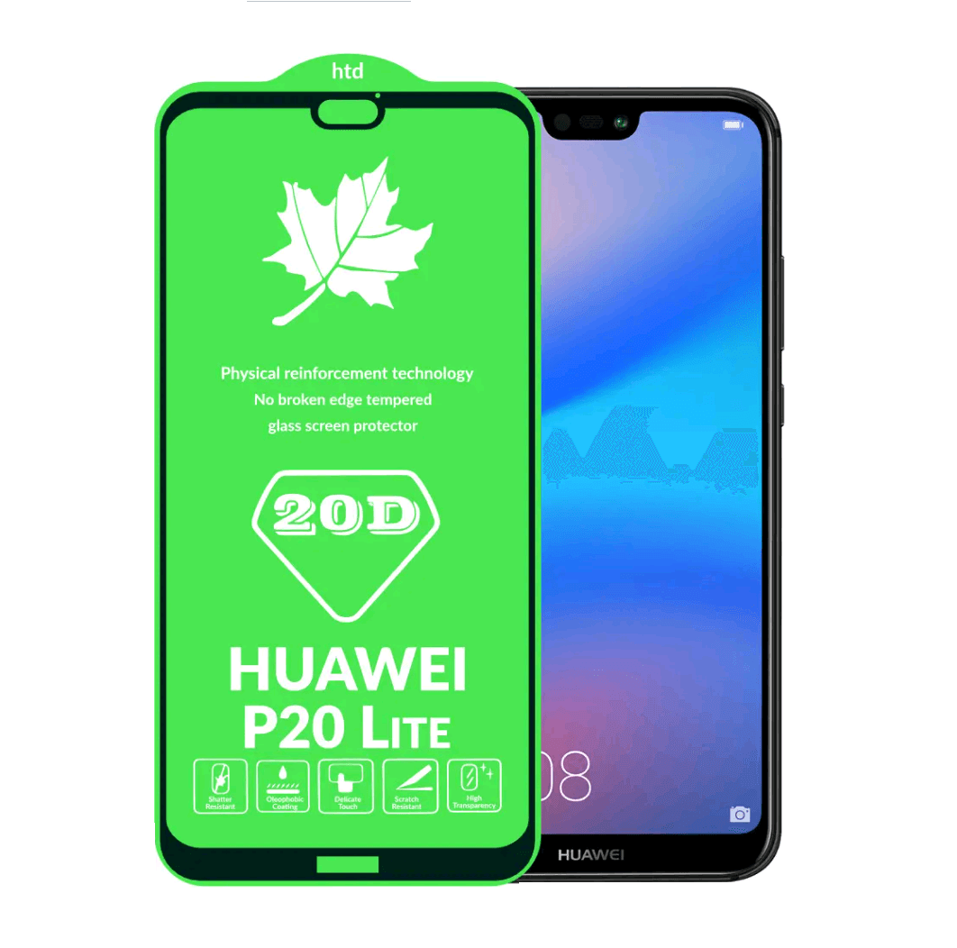 Захисне скло DK Full Glue 20D для Huawei P20 Lite