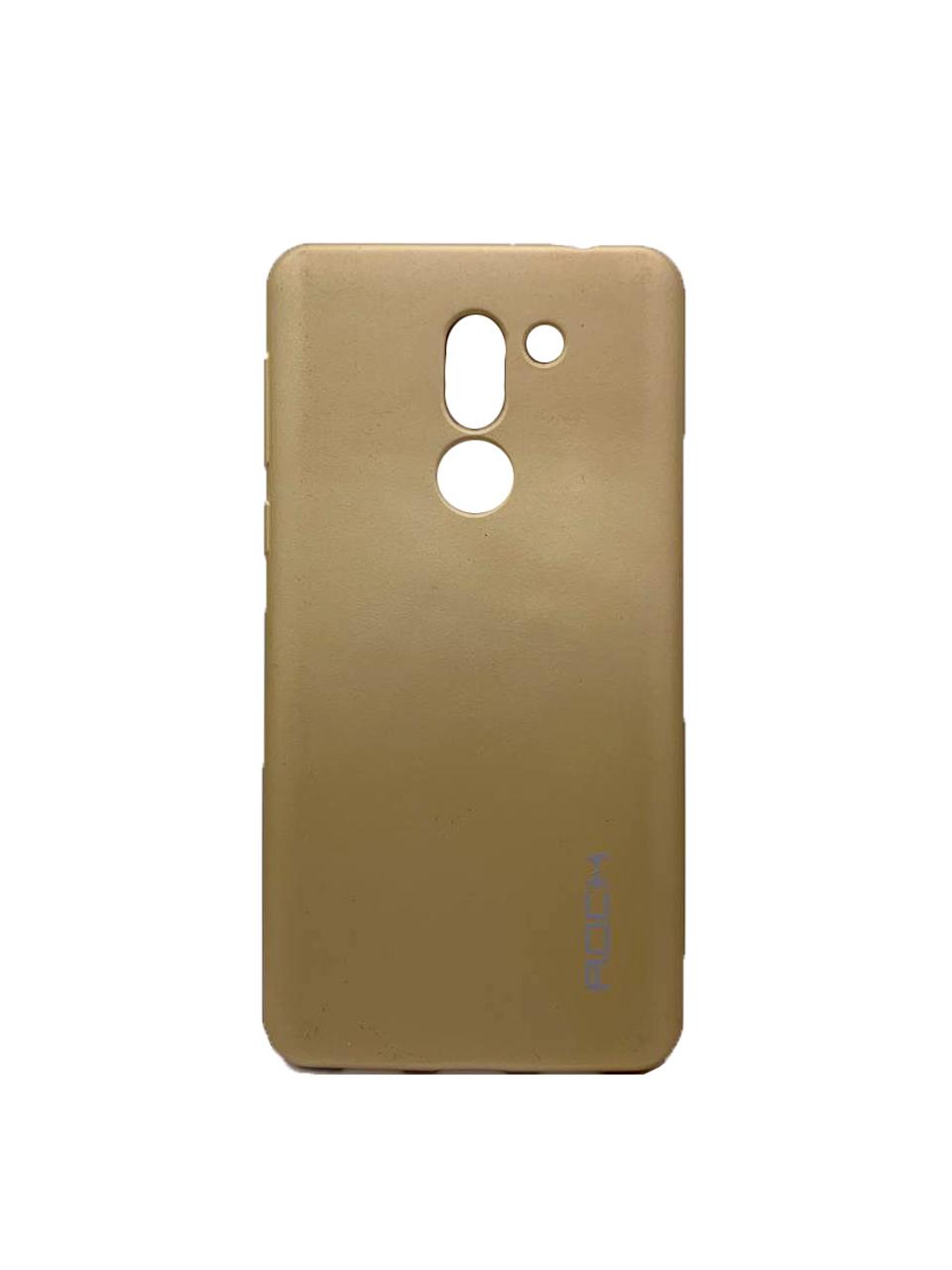 Накладка для Huawei GR5 2017 (BLL-L21) / Honor 6X  (BLN-L21) Rock Matte Series Gold