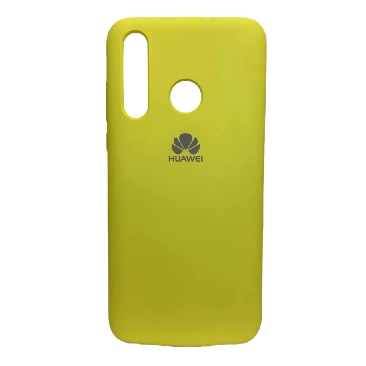 Silicone Case Huawei Nova 4 (Yellow)