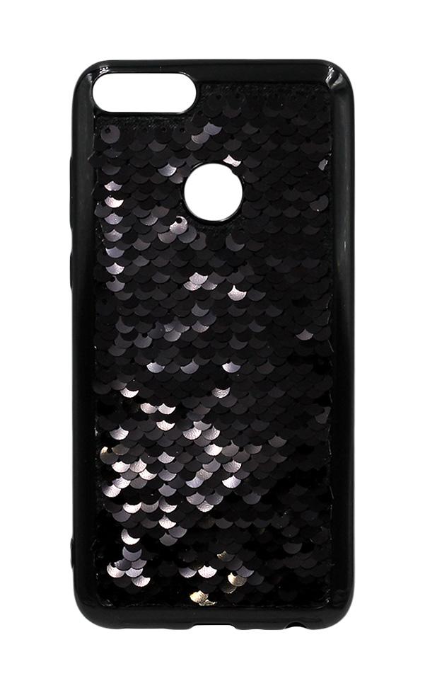 Накладка Sequins для Huawei P Smart  (FIG-LX1) / Enjoy 7S чорна