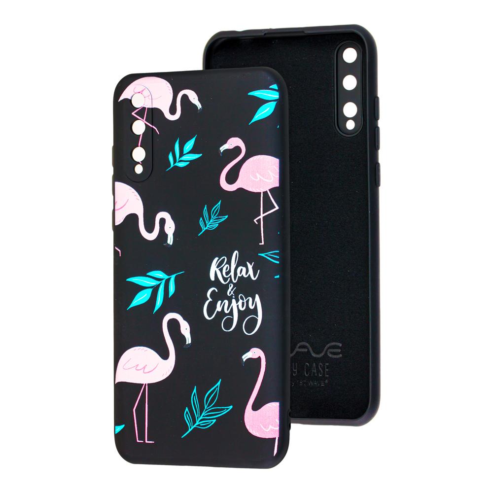 WAVE Fancy для Huawei P Smart S/Y8p (flamingo/black)