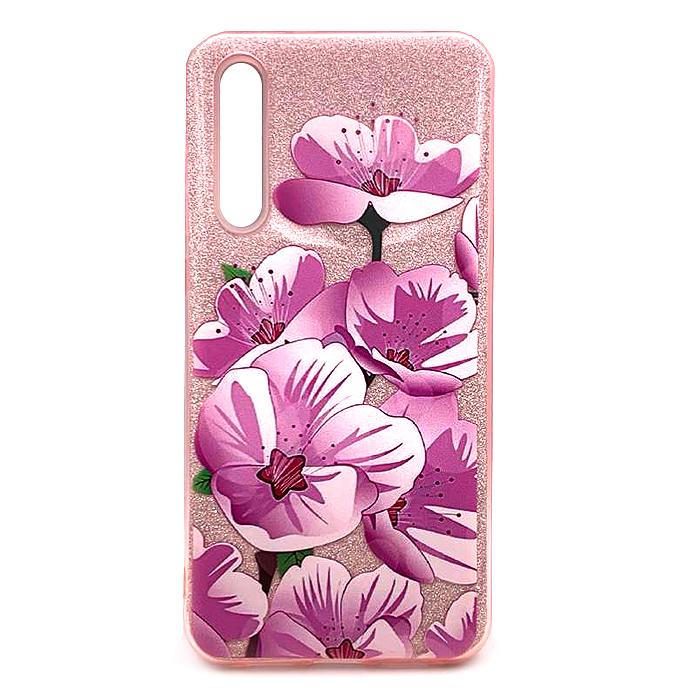 Накладка TWINS для Huawei P20 Pro  (CLT-L29)  Flowers "Рожеві квіти"