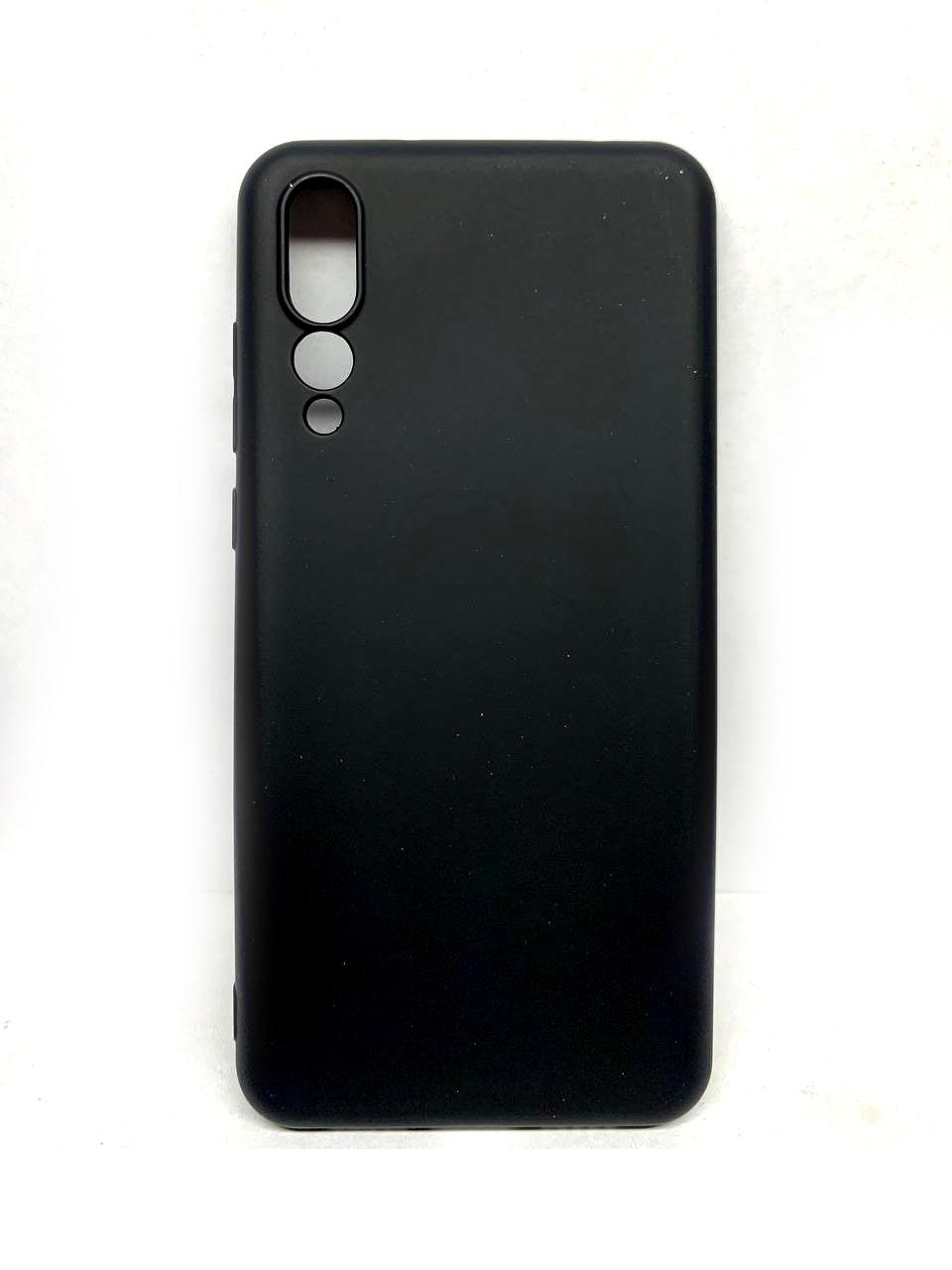 Silicone Case Full Cover для Huawei P20 Pro чорний