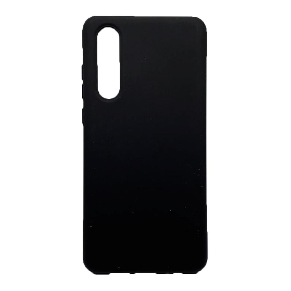 Накладка Silicone Case Full Cover Huawei для P30 Чорний