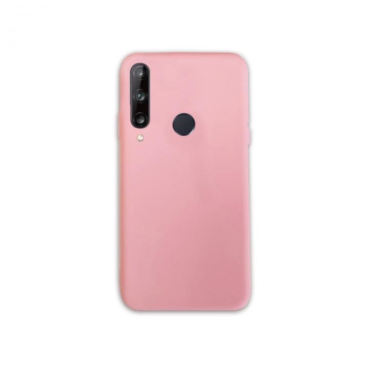 Накладка Soft Silicone Case для Huawei P40 Lite E Pink