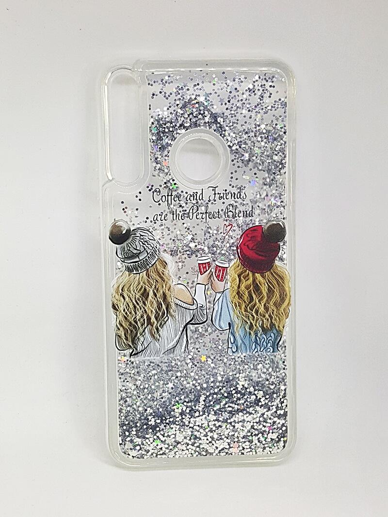 Накладка Fluid Painted для Huawei Y6P"Friends"