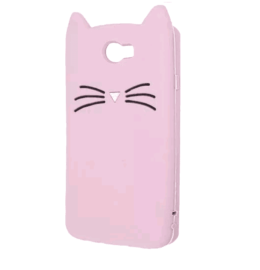 Накладка 3D Cat для  Huawei Y5 II (CUN-U29) пудрова