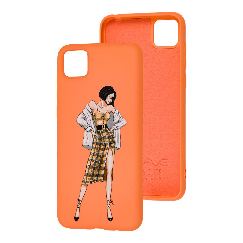 WAVE Fancy для Huawei Y5p/Honor 9S (plaid skirt girl/peach)