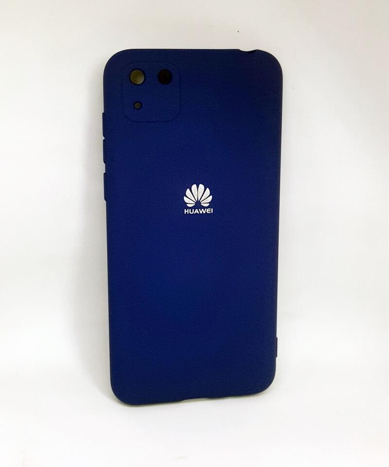 Накладка Silicone Case Full Camera для Huawei Y5P синя