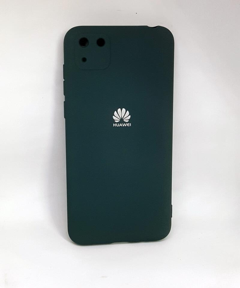 Накладка Silicone Case Full Camera для Huawei Y5P зелена